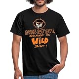 Spreadshirt Die Wilden Kerle Spruch Motto mit Logo Männer T-Shirt, S, Schwarz