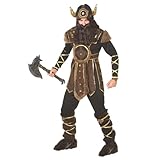 Morph Kostüme Wikinger-Kostüm, Wikinger-Kostüm Herren, Wikinger-Kleidung, Wikinger-Kleidung, Wikinger-Kostüm, Halloween-Kostüm, Herren, Karneval, Größe L