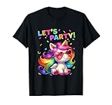 Einhorn Party Outfit Damen Herren Jungen Mädchen Einhorn T-Shirt