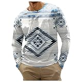 ODJOY-FAN Herren Hoodie Teddy-Fleece Pullover Mit Taschen Fleece Coole Sweatshirt Pullover 3D Druck Hoodie Kapuzenpullover Plüsch Hoodie Sweatshirt Langarm Pullover Sweatshirt