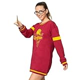 Harry Potter Sweatshirt Mädchen, Pullover Sportkleid, Sweatkleid, Hogwarts Kleid, Gryffindor Sweatshirtkleid, Geschenk Mädchen Teenager, Größen 9 bis 16 Jahre (as3, Age, 11_Years, 12_Years, Regular)