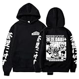 zhedu My Hero Academia Harajuku Hoodie Unisex Manga 2D Gedruckt Cosplay Langarm Dabi Grafik Casual Übergroße Hip Hop Y2k Pullover Anime Geschenke (Color 01,L)