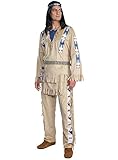 Maskworld Winnetou Kostüm - Indianer - Größe: M - Lizenz-Kostüme aus den Karl-May-Filmen für Karneval und Motto-Party