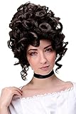 WIG ME UP - GFW1675-6 Qualitätsperücke Perücke Rokoko Barock Adlige turmhoch braun Marie Antoinette