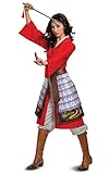 Disguise Damen Disney Mulan Hero Kleid Deluxe Erwachsenenkostüm, rot, X-Large (18-20) US