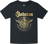 Sabaton Metal Kids - Wings of Glory Unisex T-Shirt schwarz 116 100% Baumwolle Band-Merch, Bands