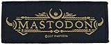 Mastodon Logo Unisex Patch Mehrfarbig 100% Polyester Band-Merch, Bands