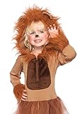 LEG AVENUE C4820902077 C48209 - Cuddly Lion Kinderkostüm Set, Größe M, braun