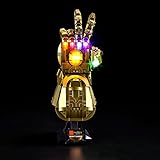 BRIKSMAX Led Licht für Lego Infinity Handschuh 76191 - Compatible with Lego Marvel Bausteinen Modell - Ohne Lego Set