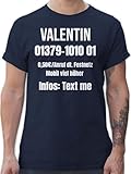 T-Shirt Herren - Karneval Fasching - Dschungelcamp Outfit Dschungel Camp Kostüm I Ich Bin EIN Star Holt Mich Hier Raus Kostüm - M - Navy Blau - männer Oberteil witzig Tshirt karnewal Karnevals