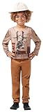 Rubie's Generic Official, Dino-Forscher Kostümset, Safari, Dschungel, Zoowärter, Kinderkostüm, Größe Medium 5-6 Jahre, Kinder Einheitsgröße, mehrfarbig, 640787M. Halloween