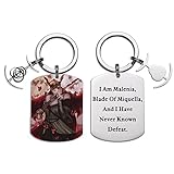 Elden Ring Merch Schlüsselanhänger für Elden Ring Game Fans Collection Geschenke für Game Lovers (Malenia)