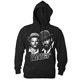 Bud Spencer Herren Old School Heroes Hoodie (schwarz) (XXL)