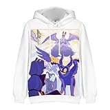 Jilijia Hazbin Hotel Hoodie Sweatshirt Alastor/Angel Dust/Charlie Morningstar/Moxxie Sport Cartoon Hoodie Anime 3D Printed Pullover Hooded Sweatshirt, Typ 5, XL