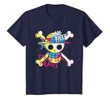 Kinder One Piece Strohhut Piraten Farbe Logo Monkey D Luffy Kids T-Shirt
