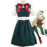 Jilijia Anime Nanami Chiaki Cosplay Kostüm Mädchen JK Verkleidung Full Set Mantel Rock Anzug Schuluniform für Halloween Karneval Anime Ausstellung, Sonia Nevermind, M