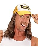 Horror-Shop Lastwagenfahrer - Trucker Hut mit Langen Haaren