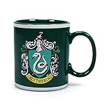 Half Moon Bay Tasse Harry Potter Slytherin Schild - Harry Potter Fanartikel - Kaffeetasse mit offizieller Lizenz