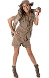 ORION COSTUMES Safari Anzug Afrika Forscher Damen Kostüm Fasching Karneval Verkleidung