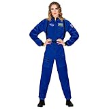 W WIDMANN MILANO Party Fashion - Kostüm Astronautin, Raumanzug, Overall, Weltall, Space Girl, Raumfahrer, Faschingskostüme