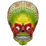 Yearsahrk Mars Alien Maske Gehirn Nacktheit Alien Attacks Maske Lustiger Vollkopf Monster Helm Halloween Cosplay Kostüm Party Requisiten