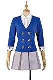 Weixu Heathers The Musical Veronica Sawyer Cosplay Kostüm Schule JK Uniform Blau Rock Outfits Halloween XS