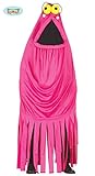 Monsterkostüm Kostüm Monster Gespenst Blau Pink Karneval Halloween Horror Gr M/L, Größe:Einheitsgröße, Farbe:Pink