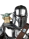 Rubie's offizielles Baby Yoda Doll Schulter zubehör Star Wars, Männer, Frauen, Jungen Mädchen, Mehrfarbig, Einheitsgröße, Welttag des Buches