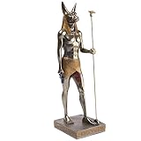 lachineuse Anubis-Statue 31 cm Gott – Altes Ägypten Dekorationsstatuette Objektfigur Hundekopf – Ägyptische Büste – Originelle dekorative Geschenkidee – Innendekoration