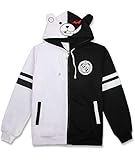 Coslover Danganronpa Monokuma Hoodies Anime Cosplay Kostüm Reißverschluss Unisex Jacke Uniform - - X-Large