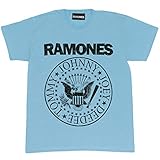 Ramones Dichtung T Shirt, Himmelblau, Offizielle Handelsware