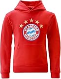 FC Bayern München I Hoodie Essential I Kinder I Rot I 140