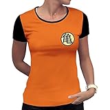 ABYSTYLE - Dragon Ball - T-Shirt - Kame Symbol - Damen - Orange (S)