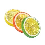 3 Stück Zitronen-Haarspangen, Zitronenscheiben-Accessoires, Orangefarbenes Zitronen-Stirnband, Neuartige Und Niedliche Haar-Accessoires, Lustiges Obst-Stirnband