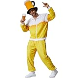 dressforfun Bier Kostüm, lustige Kostüme, Jogginganzug Herren Set, Trainingsanzug, Faschingskostüme, Karneval Kostüm Herren, Gruppen Kostüm, Partnerkostüme Erwachsene, Faschingskostüme Männer - L