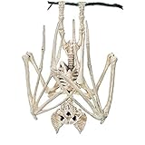 REOVE 1 Pc Horrible Halloween Fledermaus Skelett Simulation Fledermaus Lebensechte Fledermaus Knochen Requisiten Tier Für Dekoration, Fledermaus
