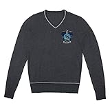 Cinereplicas Harry Potter Hogwarts V-Ausschnitt Pullover - Erwachsene & Kinder - Offizielle Harry Potter Lizenz-L-Ravenclaw