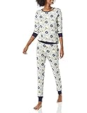 Amazon Essentials Disney | Marvel | Star Wars Damen Eng anliegende Baumwoll-Schlafanzüge, Star Wars Winter - Womens Snug-fit, L