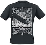 Led Zeppelin Shook Me Männer T-Shirt schwarz XL 100% Baumwolle Band-Merch, Bands