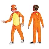 DISGUISE 105439G-20L CHARMANDER CLASSIC Pokemon Dress Up & Accessories, Orange, One Size