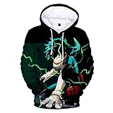 Anjinguang Jungen und Mädchen Neuheit Sweatshirt Kinder Hoodies Anime My Hero Academia Hoodie Boku No Hero Academia MHA Friends Sweatshirt für Kinder 100-150cm