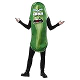 Rubies Offizielles Rick and Morty Pickle Rick Kostüm, Erwachsenen-Kostüm, Einheitsgröße