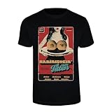 Rammstein T-Shirt Dicke Titten schwarz, Offizielles Band Merchandise Fan Shirt mit Brust- und Rückendruck- XXL