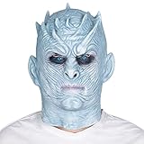WLLLTY Halloween-Maske, Spielzeug, Filmcharakter, Nachtkönig, Maske, Halloween-Party, Zombie, Cosplay, Erwachsenen-Thron-Kostüm, Requisiten