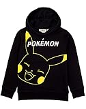 Pokemon Hoodie Jungen Kinder Game Geschenke Pikachu Black Pullover Pullover 7-8 Jahre