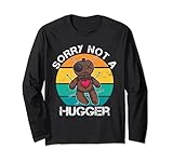 No Hugs Halloween Voodoo Puppe Kostüm Damen Herren Jungen Langarmshirt