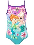 Disney Mädchen Frozen Badeanzug Prinzessin Anna und ELSA Schwimmanzug Die Eiskönigin Violett 110
