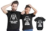 IAM Your Father Son - Partner - T-Shirt Papa Vater Sohn Kind Baby Strampler Body Partnerlook