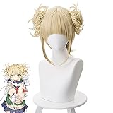 Boccte Weibliche Himiko Toga No Yaiba Cosplay-Perücke, langer Pferdeschwanz, Kunsthaar (Himiko Toga)