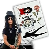 Yatatu - Slash Temporäres Tattoo Set - Kostüm - Karneval - Halloween - Cosplay